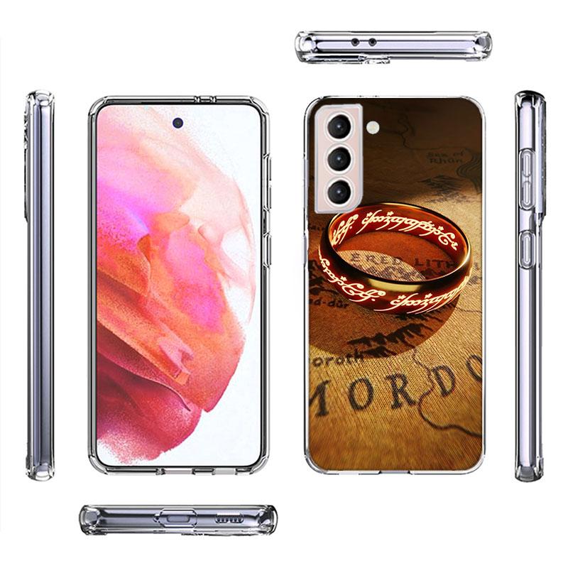 The L-Lord of the R-Rings Phone Case For Samsung Galaxy S25 Edge S24 S23 FE S21 S20 S10 Plus S22 S26 Ultra Cover Clear Cases TPU
