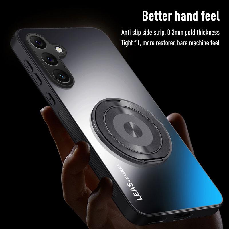 For Samsung A05 A06 A14 A15 A16 A35 A36 A56 A24 A34 A54 A25 A35 A55 A17 Magnetic Ring Stand Back Phone Case Ring Protect Cover