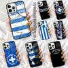 Griechenland Griechische Flagge Weiche Handyhülle für iPhone 17 Air 16e Pro max 15 Pro 13 14 Plus 11 12 MagSafe Magnetische Hülle