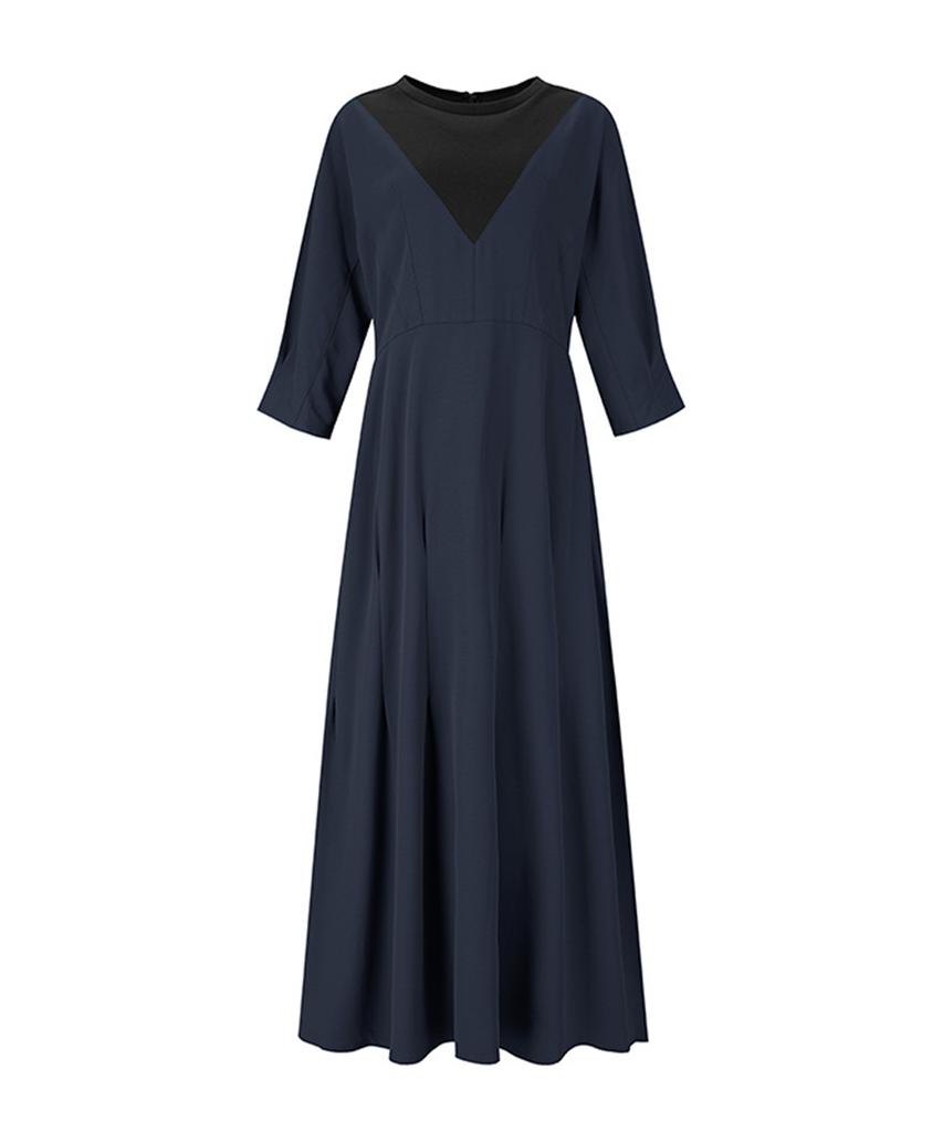 VISITINNEWYORK Pintuck A-Line Dress (Vy7Op16)
