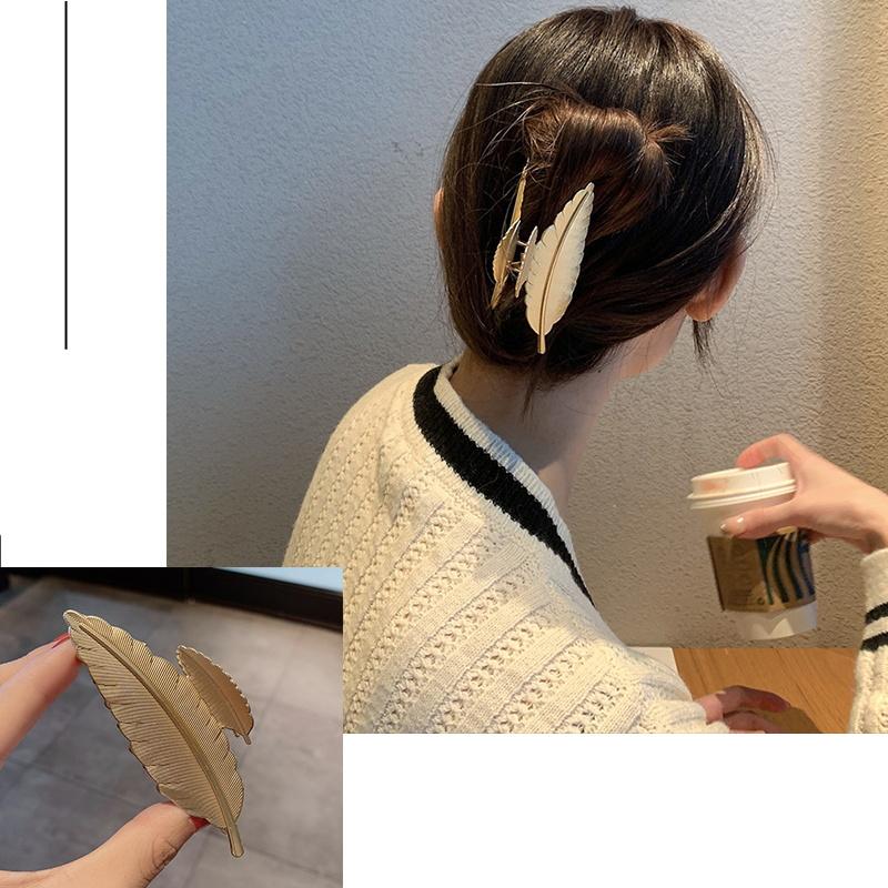 New Metal Claw Clip for Women Gold Geometric Hair Claw Large Size Headband Hairpin Claw Clip Hair Crab Hair Accessories