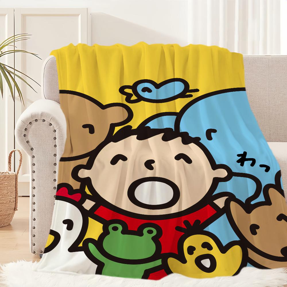 Cartoon M-MINNA NO T-TABO Niedliche Decke Plüsch Nickerchen Sofa Teppich für Wohnzimmer Warm Büro Schlafzimmer Geburtstag Zuhause Reisen Kindergeschenke