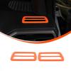 Orange ABS Dashboard Air Outlet Frame Trim For Toyota Tacoma 2024+ US
