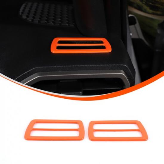 Orange ABS Dashboard Air Outlet Frame Trim For Toyota Tacoma 2024+ US