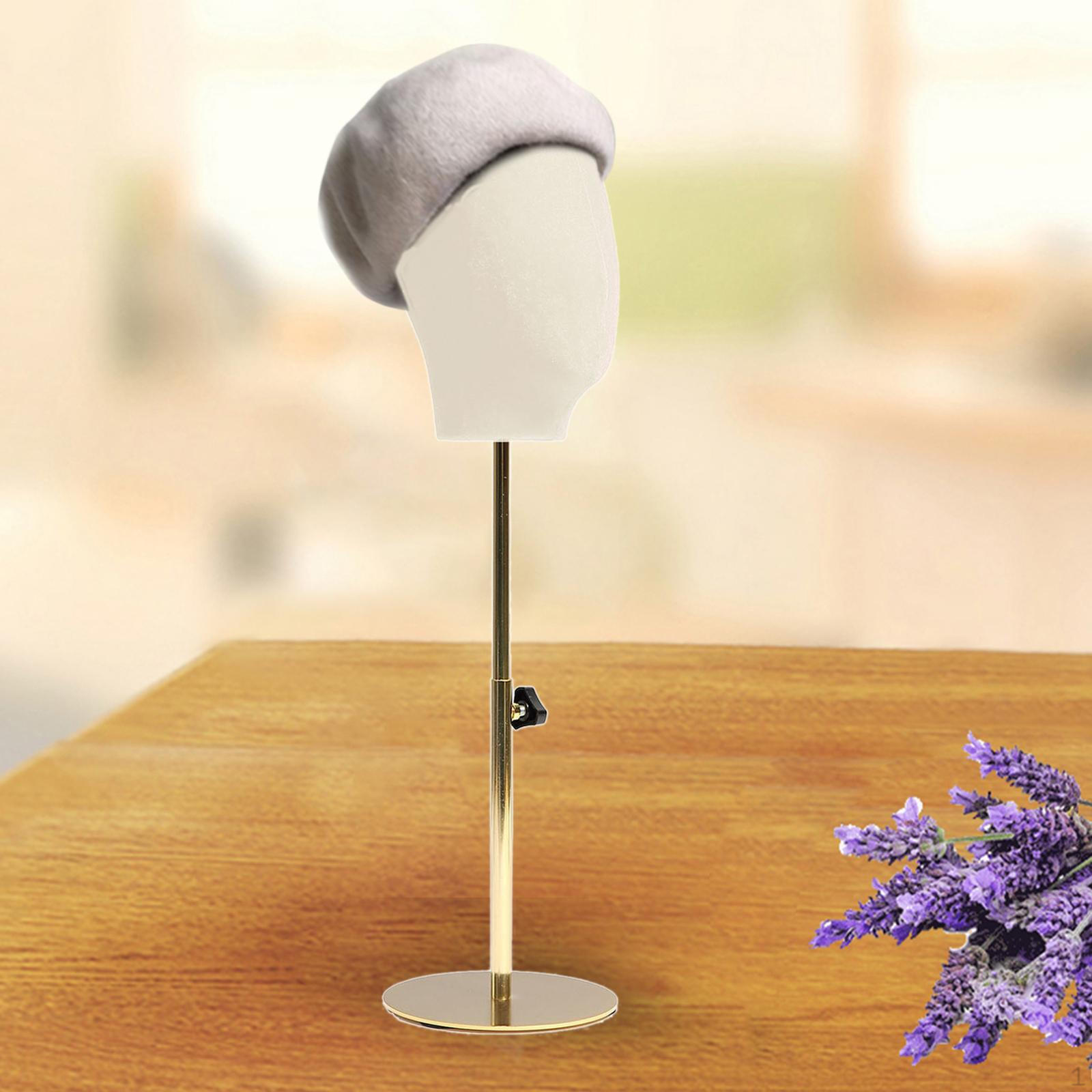 

Модель Голови, Стійка-Підставка для Дисплея, Перуки, Капелюха, Регульована, Нержавіюча Сталь, Модна, Знімна Beige burlap