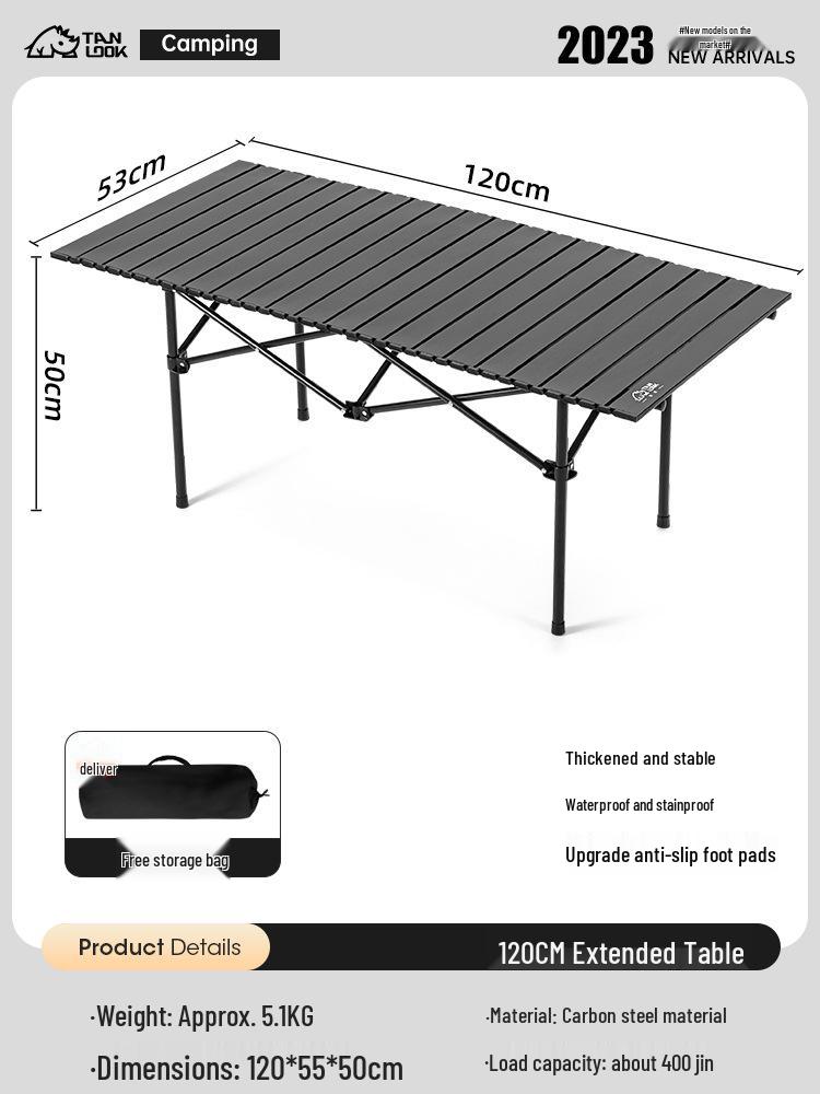 Portable Ultra-Light Folding Camping Chair with Backrest and Storage