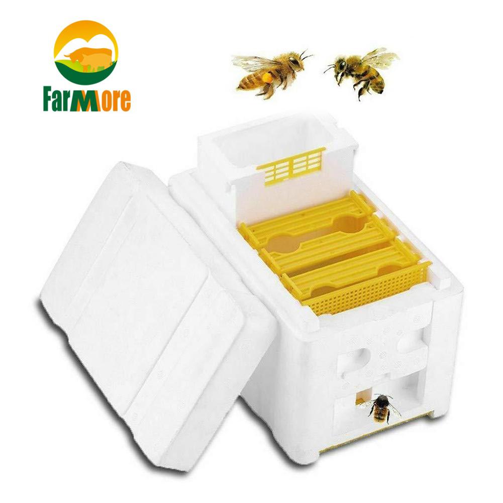 Königinnenzucht Begattungsbienenstock Imkereigerät Schaumstoff Bestäubungsbox Bienenbrut Schaumstoffbox Imkereiausrüstung