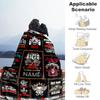Personalized Text Blanket Lightweight Customizable Blanket Soft Warm Cozy Versatile for Office Chair Living Room Home Decor Livingroom