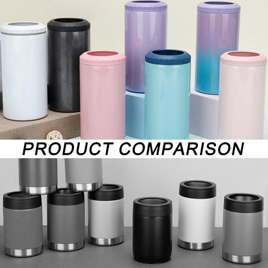 500ML Can Cooler Universal Stainless Steel Insulated Mug Lightweight Efficient Beverages Can Cooler for Home Outdoor