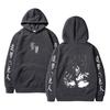 Sudadera con capucha Merch de Eren Jaeger de Attack on Titan Anime para Hombre Mujer Dibujos Animados Manga Cosplay Streetwear Sudadera con Capucha Oversize para Hombre