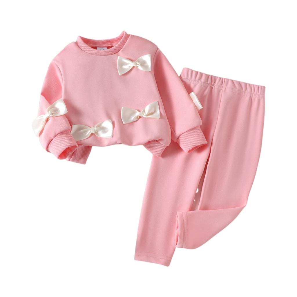 Dětská ležérní souprava s dlouhým rukávem, pohodlné každodenní oblečení