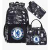 Kids Soccer Backpack Large Capacity School Bags Set of 3 Fan Gear for Boys Girls Waterproof Durable