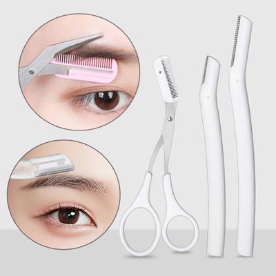 Schönheit Werkzeuge Für Frauen Augenbraue Trimmer Kit Frauen Gesichts Epilierer Augenbraue Haarentferner Edelstahl Augenbraue Rasierer WBL