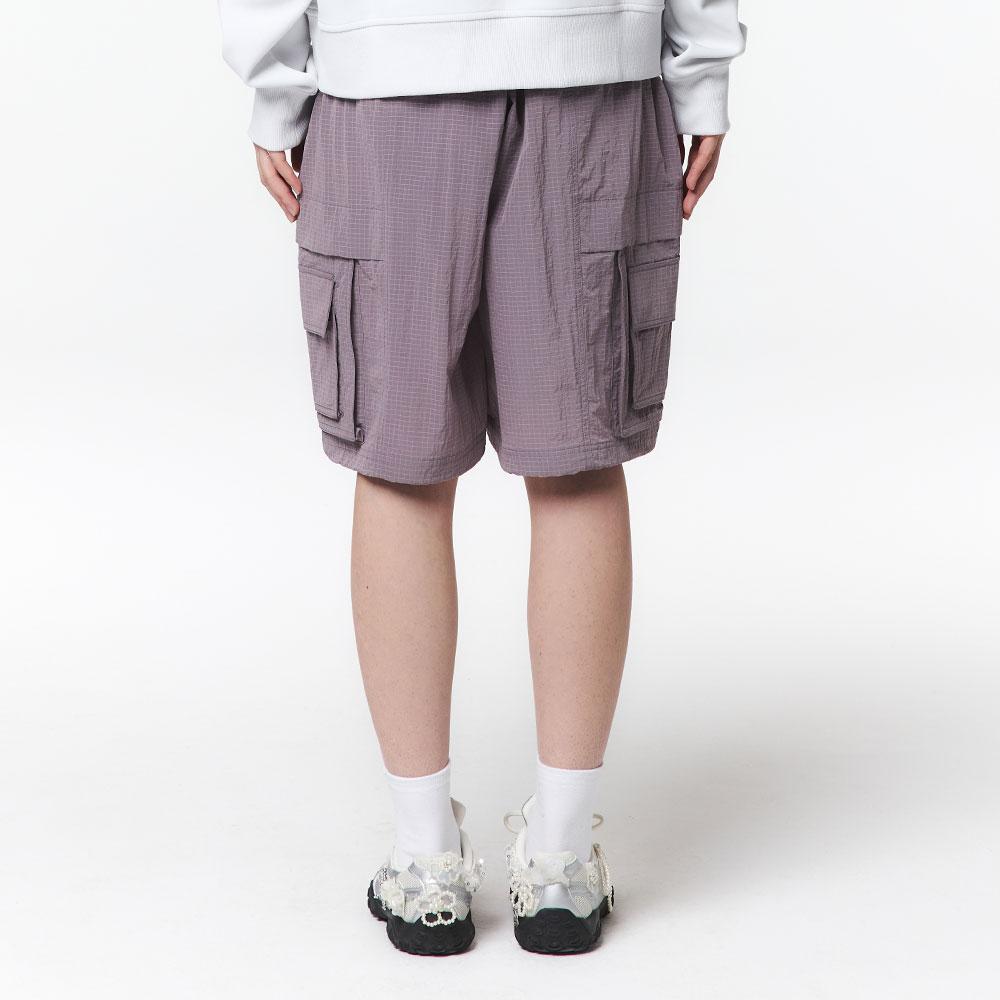 Offroad Unisex Rib Fabric Half Pants (Indie Purple)_5Ld1711