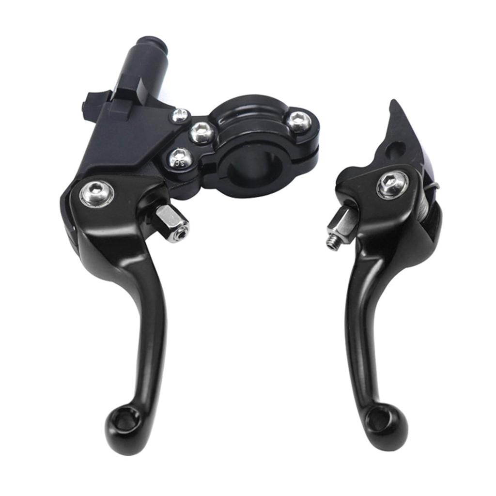 Clutch Brake Lever Set, Aluminum Alloys Foldings Brake Lever Fits for 22mm 7/8inch Handlebar Motorbike Scooters