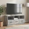 TV Cabinet Concrete Grey 102 x 34.5 x 47 cm Particleboard