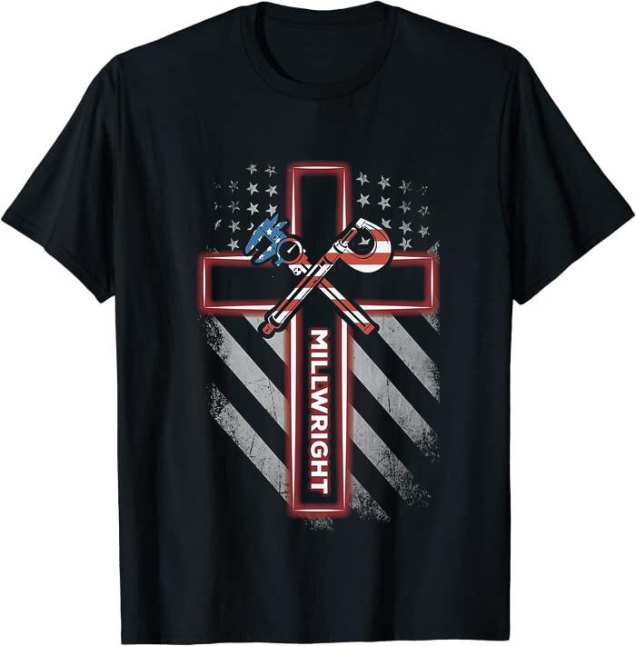 American Millwright Beliver USA Flag Classic T-shirt S