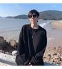 Men's Heavyweight Boxy Sweatshirt: Spring/Autumn Loose Casual Round Neck, Drop Shoulder, Long Sleeve T-Shirt
