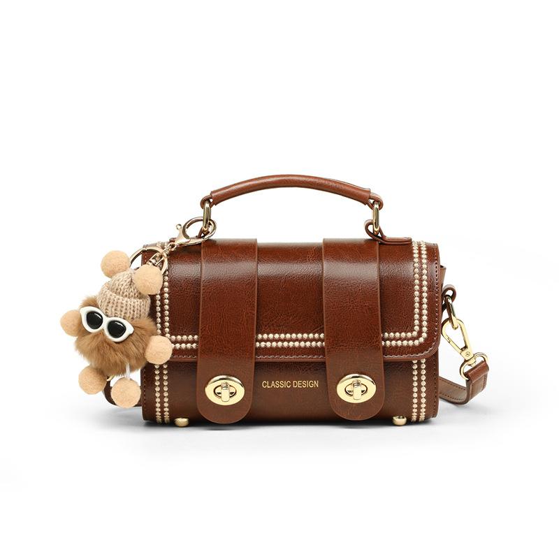 New Crossbody Bag for Women's Leather Bags for Genuine Leather This Year's Popular Portable Personalized Versatile Mini Bags