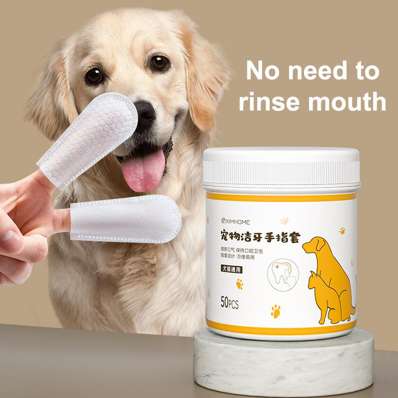 1-6Bag Pet Wipes Gloves Dog Clean Spa Leave-In Deodorizing Dry Cleaning Cat Wipes For Dogs And Cats, Bath Gloves, Cleaning Suppl