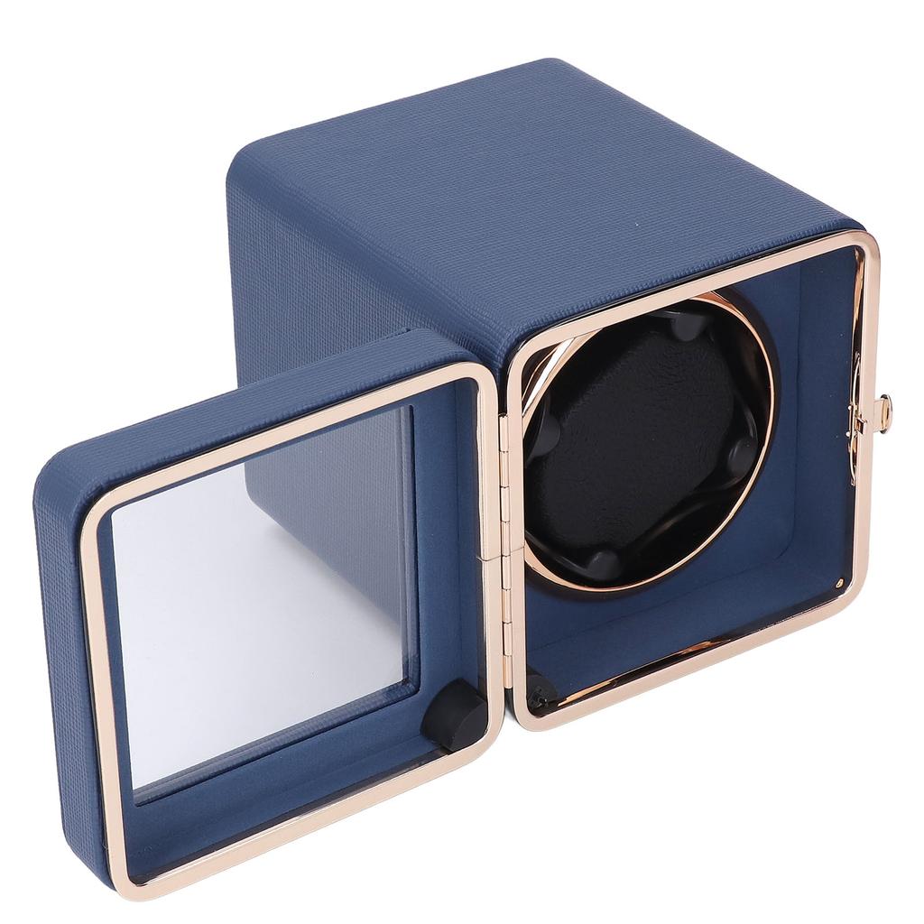Automatic Single Watch Winder 4 Modes Super Quiet Uniform Rotating Single Watch Winder Case with