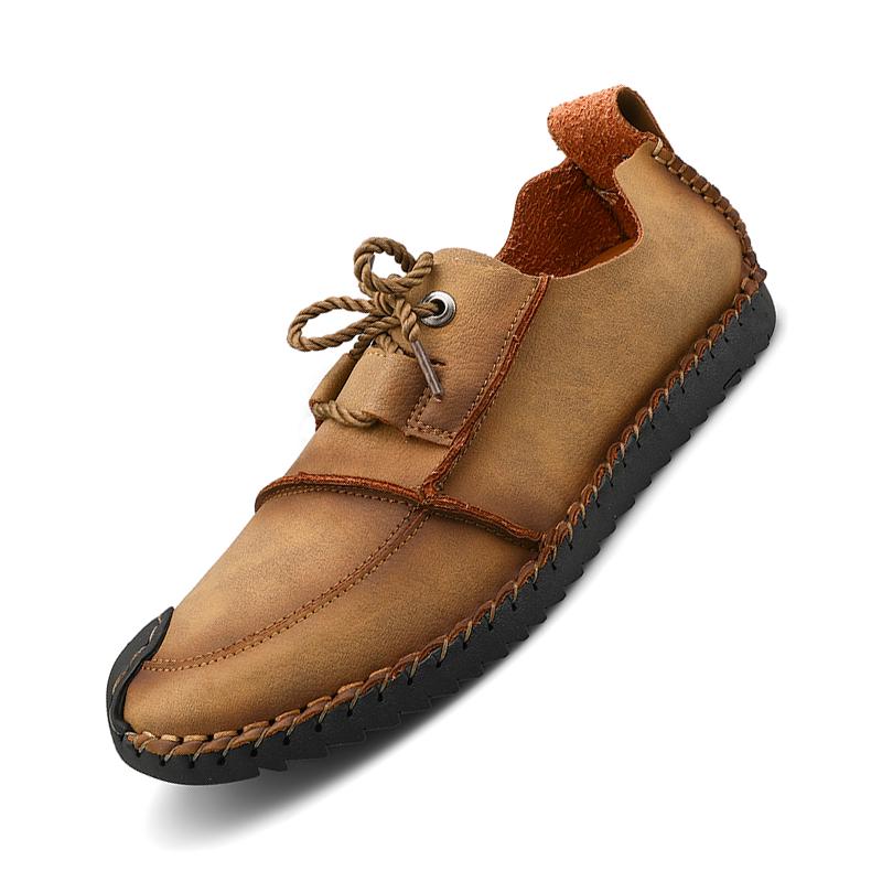 

Модная Новая Мужская Повседневная Обувь Лоферы на Шнуровке Удобная Офисная Обувь для Ходьбы Нескользящие Деловые Кроссовки для Мужчин Модные Балетки 47 хаки