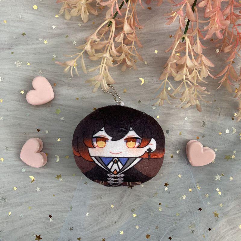 Genshin Impact Plush Dumpling Albedo Xiao Zhongli Thoma Key Chain Soft And Safe Gift