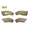 Left Hand Drive Soft Leather Door Panel Cover For Skoda Octavia 2007 2008 2009 2010 2011-2014 Car Door Armrest Panel Cover Trim