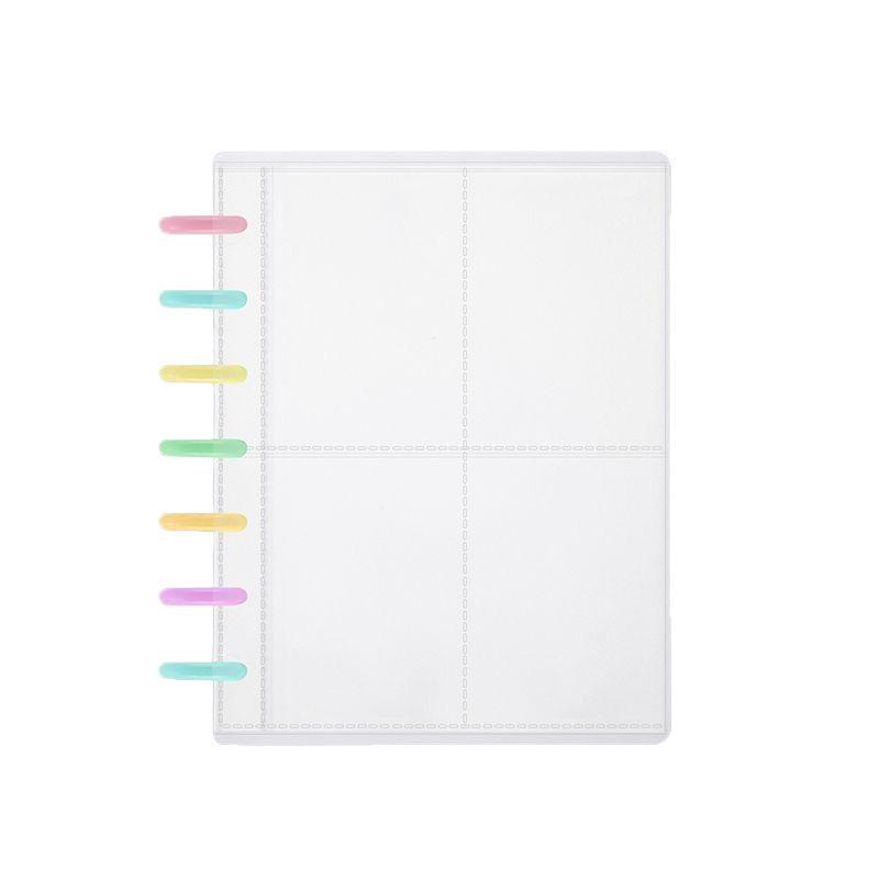 Dokuz Izgaralı Mantar Düğmeli 3 İnç Polaroid & Kartpostal Yapraklı Albüm.