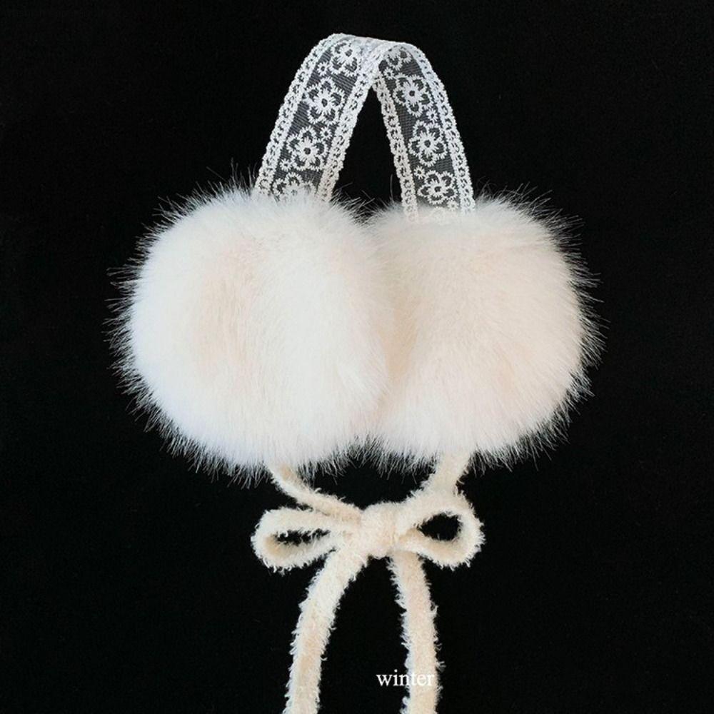 Plush Material Cold Proof Earmuffs Soft Ear Cap Windproof Earmuffs Plush Earmuffs Winter Season