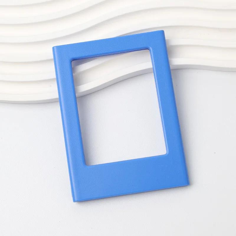 5pcs/10pcs Magnetic Photo Frame, 3-Inch Color Refrigerator Magnet, Compatible With Fuji Instax Mini Photo Paper.
