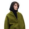 Thicken Knit Balaclava Knitted Shawl Drawstring Thicken Neck Warmer Knit Scarf for Cold Weather Insulated Hat