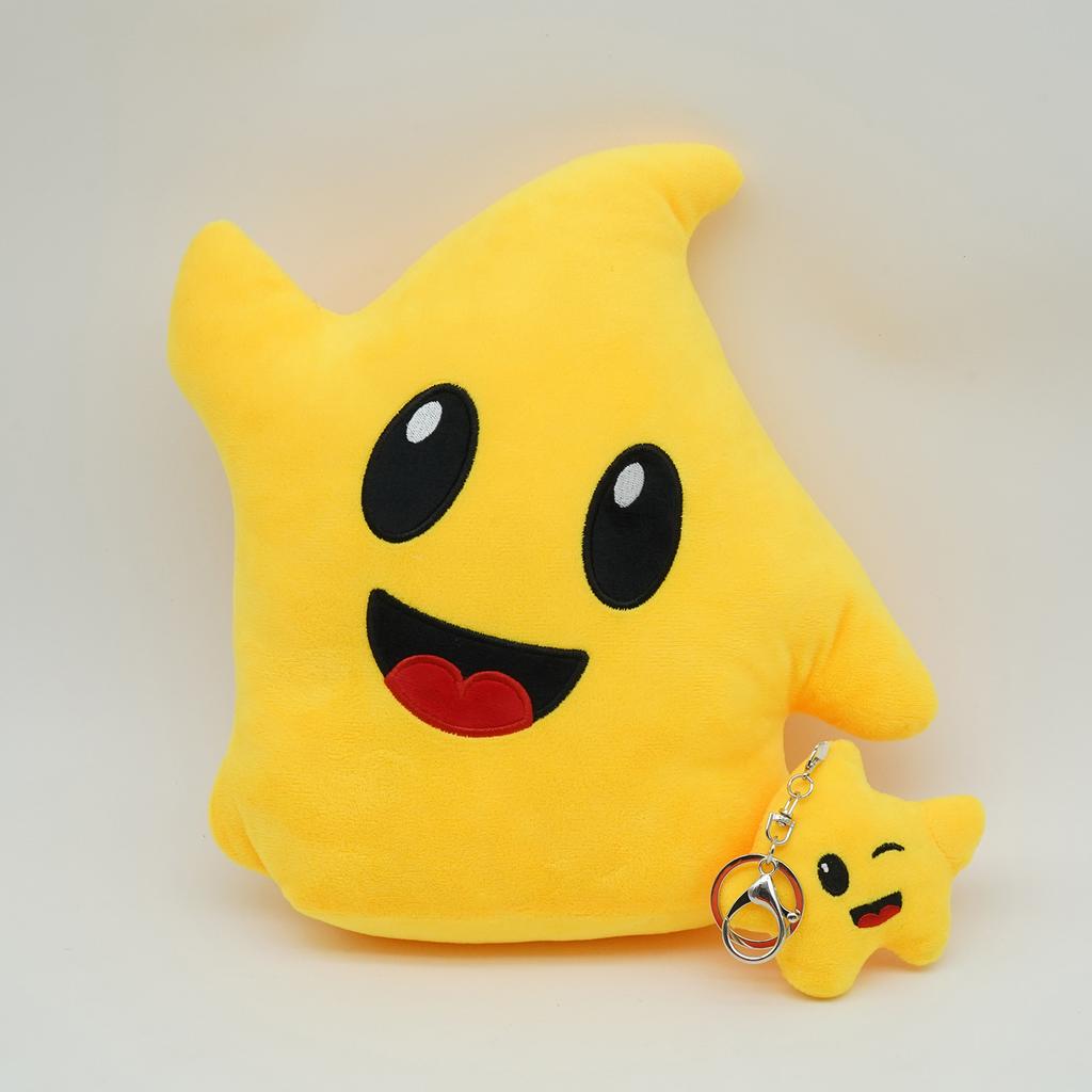 Colorful Star Plush Toy Cute Star Shaped Pillow Soft Stuffed Doll Kids Birthday Gift