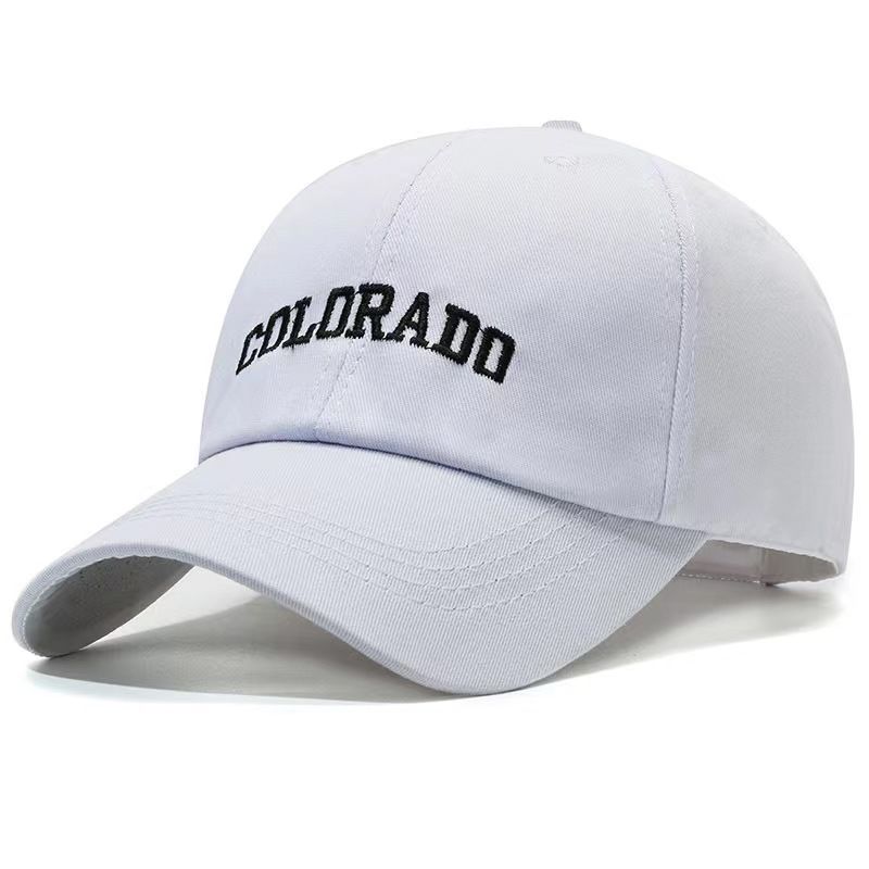 Embroidery Korean Version American Hat Men's Hat Baseball Cap Versatile Trendy Brand Women's Outdoor Soft Breathable Sweat-wicking Pure Cotton Dad Hat