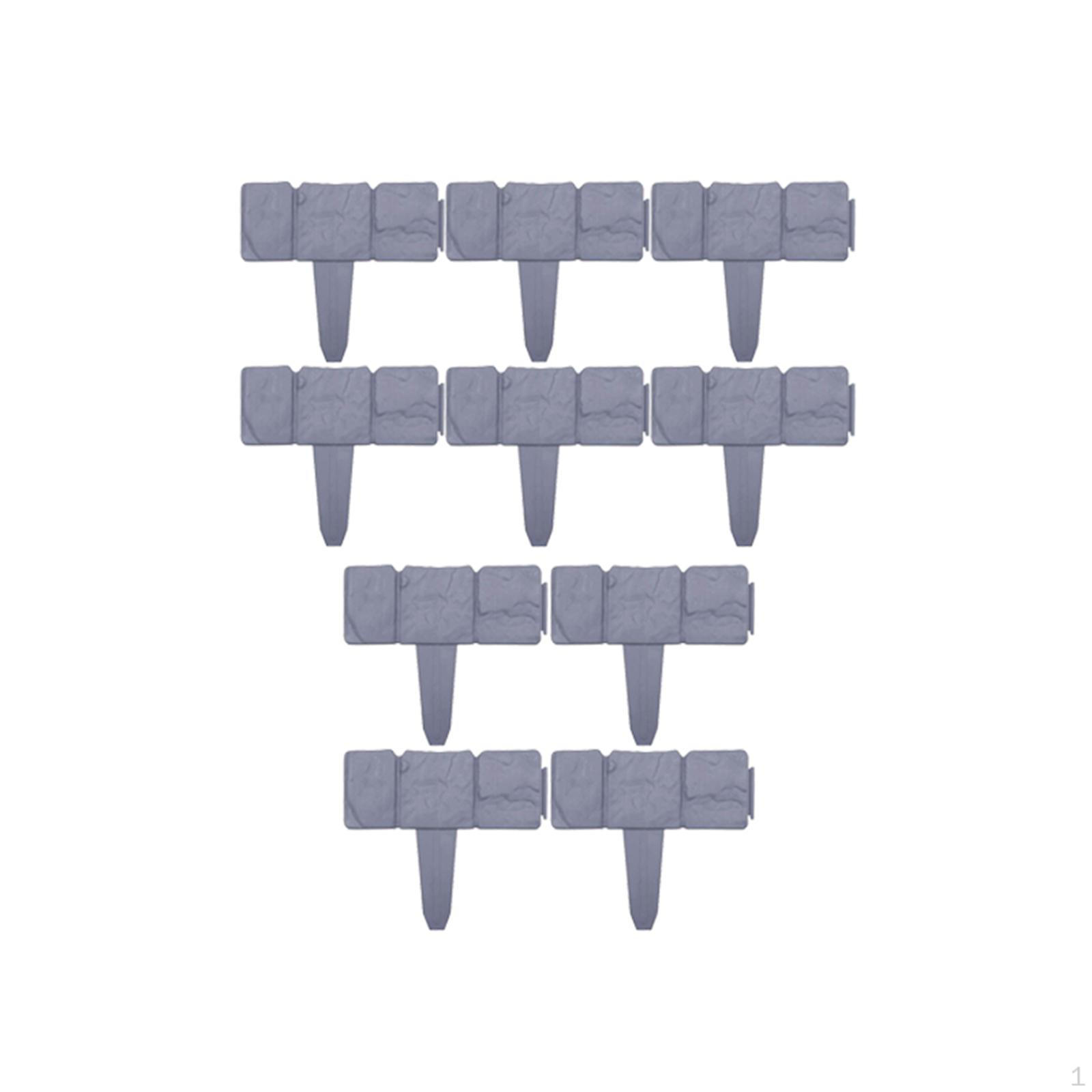 

Элегантный садовый бордюрный забор для ландшафтного дизайна на открытом воздухе 10 Pieces