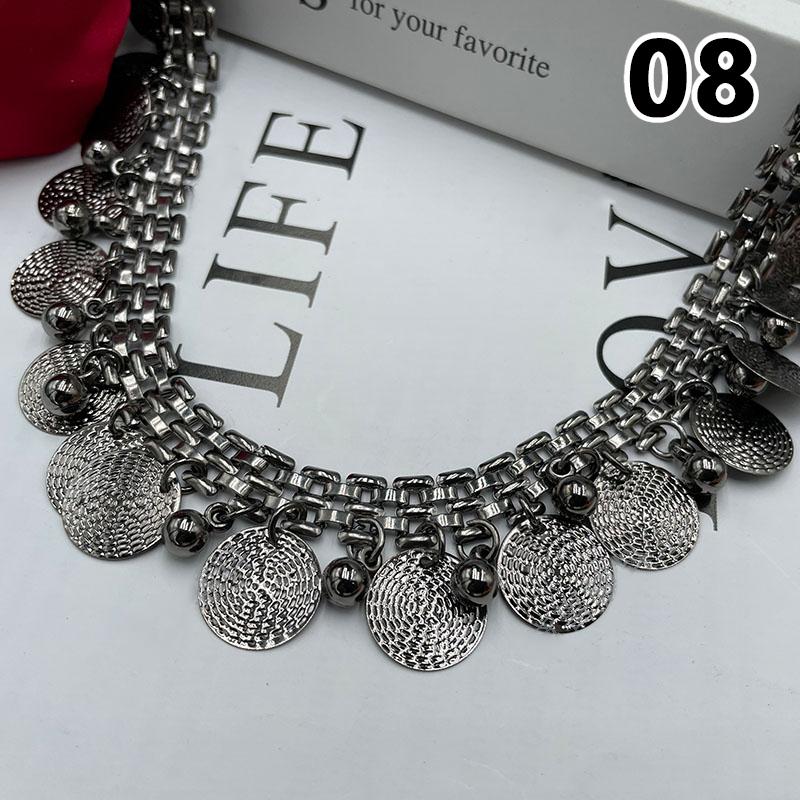 1M Ethnic Style Metal Sequin Chain Trim Sewing Tassels Fringe Beaded Ribbon Fringe Trim Diy Craft Waist Chain Garment Accessory