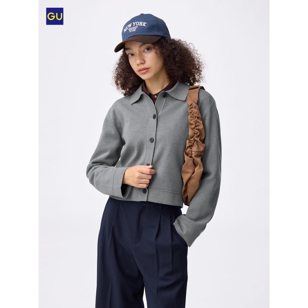 Uniqlo Gu Milano Rip Polo Cardigan