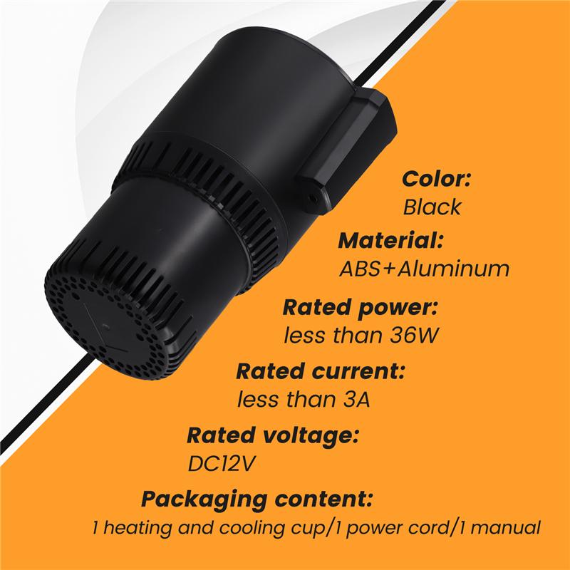 Authentic 12V Car Cooling Cup Smart Cup Holder Car Premium Refrigerated Cup Holder Car Portable Cooler Cup Holder