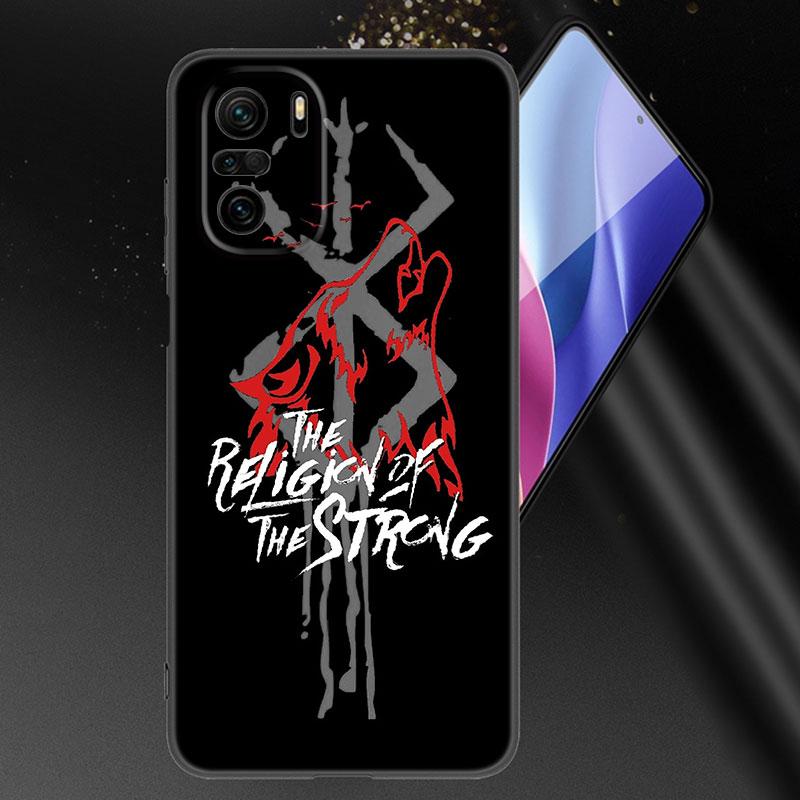 Anime Berserk Guts Phone Case For Xiaomi Mi POCO X3 NFC GT M4 M3 12 11T 10T Pro A3 11 Lite NE 5G 12X 11i F3 Soft TPU Black Cover