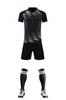 Set Maglia da Calcio Traspirante Asciugatura Rapida Manica Corta Abbigliamento da Calcio Studenti Scuola Primaria Allenamento Partita Divisa di Squadra Versione Giocatore