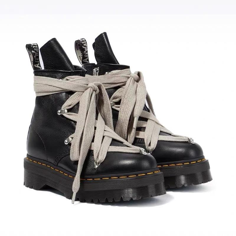 

OWEN joint Martin boots hexagram женские ботинки кожаные ремешки европейские и американские кожаные ботинки на платформе мужские ботинки 40