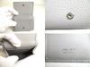 Authentic Jimmy Choo Plastic Stars Gray Leather Trifold Wallet Compact Wallet NEMO #a354  Refurbished