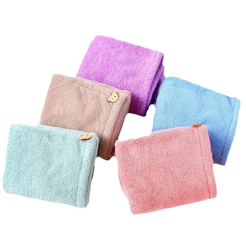 Căciulă de Păr din Microfibră Coral Fleece cu Uscare Rapidă - Prosop de Duș Super Absorbent și Îngroșat pentru Uscarea Părului