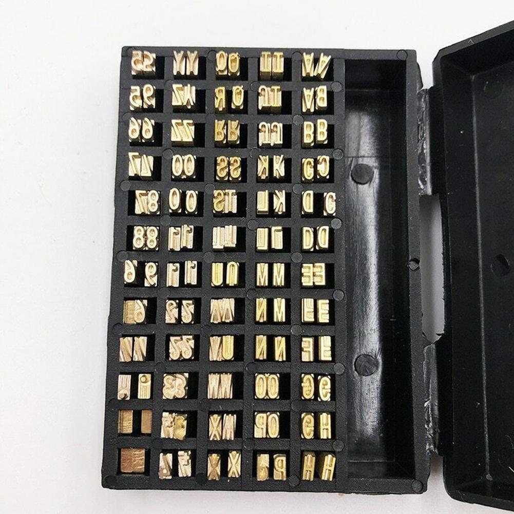 120 Pcs Printing Font Copper Character Stamping Machine