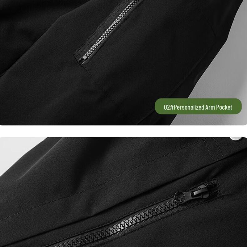 NASA MARVEL Men's Hooded Waterproof Thermal Padded Jacket