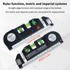 Laser Level Line Tool Multipurpose Laser Level Kit Standard Cross Line Lase Measure Tape Ruler With Metal Tripod Stand