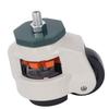 Leveling Stem Caster Adjustable Height M12 Threaded Rod Workbench Rotating Caster with 62mm Wheel