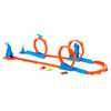 Hot Wheels Triple Loop Playset with 1 Mini Car Toy Playset for Ages Orange JDW39 - Ride-on 4+ -