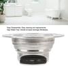 Round Shower Drain Kit 3.94in Diameter Drain Hair Catcher Easy Install Floor Drain Kit  Bathroom