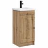 Bathroom Cabinet with Washbasin Artisan Oak